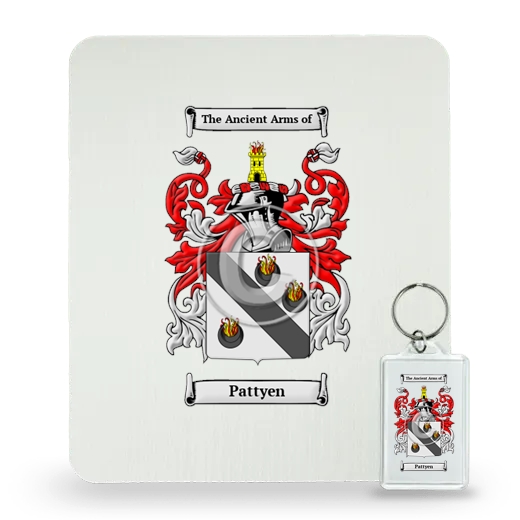 Pattyen Mouse Pad and Keychain Combo Package