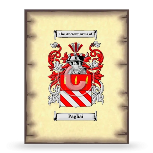 Pagliai Coat of Arms Print