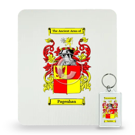 Pagenhan Mouse Pad and Keychain Combo Package