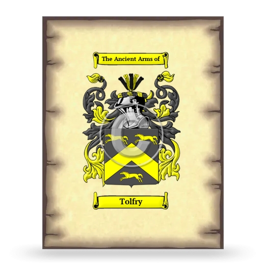 Tolfry Coat of Arms Print