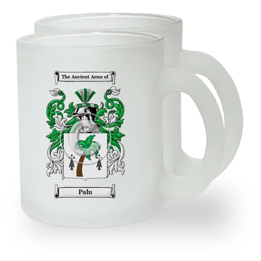 Palu Pair of Frosted Glass Mugs