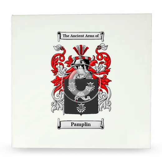 Pamplin Large Ceramic Tile with Coat of Arms