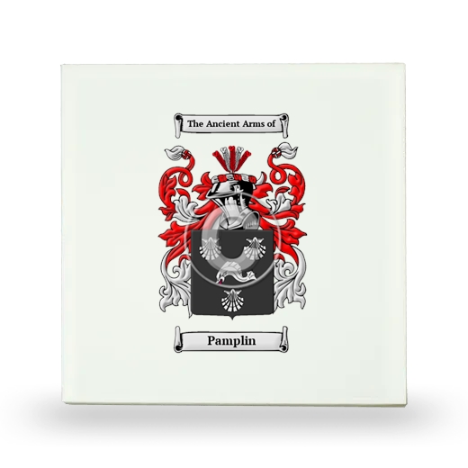 Pamplin Small Ceramic Tile with Coat of Arms
