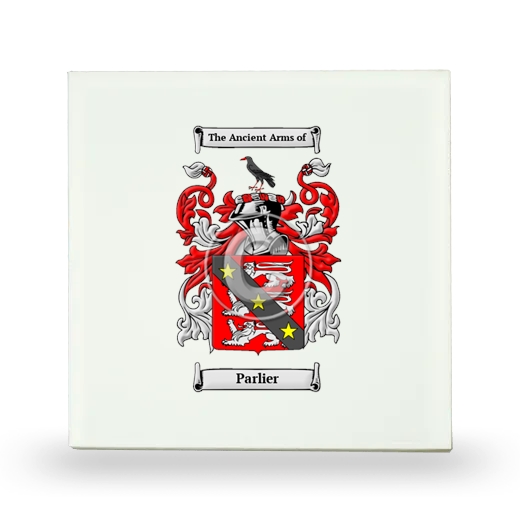 Parlier Small Ceramic Tile with Coat of Arms