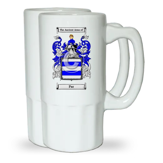 Par Pair of Beer Steins