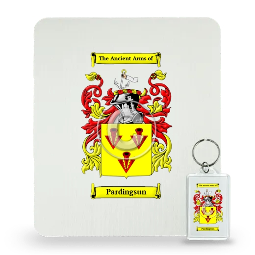 Pardingsun Mouse Pad and Keychain Combo Package