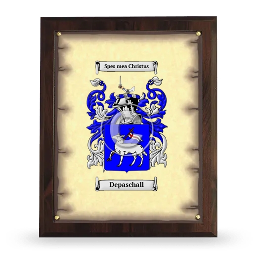 Depaschall Coat of Arms Plaque