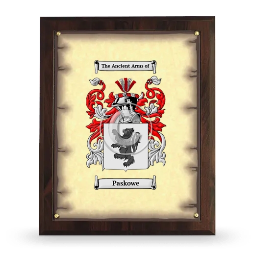 Paskowe Coat of Arms Plaque