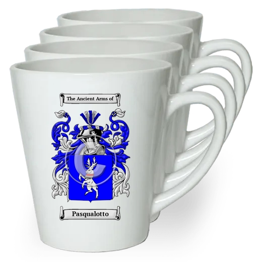 Pasqualotto Set of 4 Latte Mugs