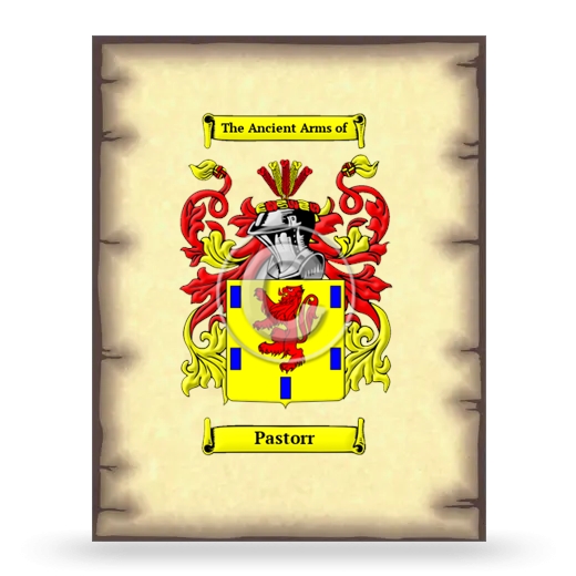 Pastorr Coat of Arms Print