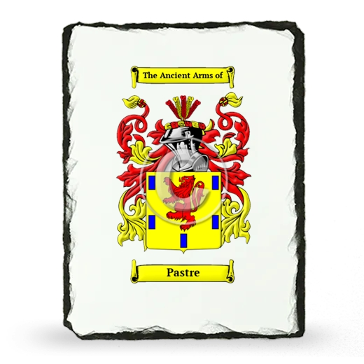 Pastre Coat of Arms Slate