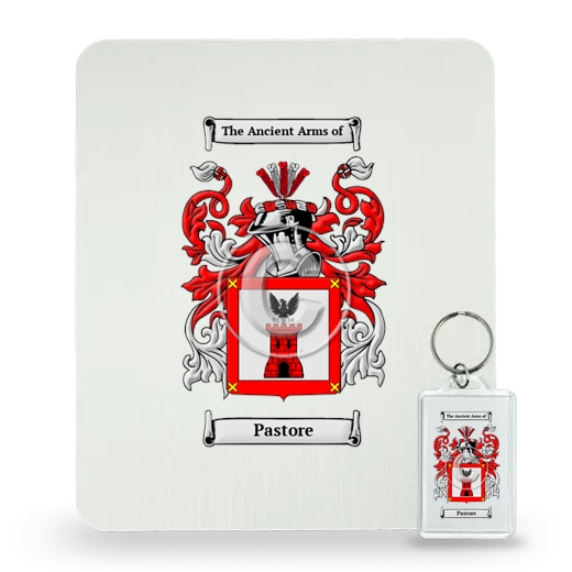 Pastore Mouse Pad and Keychain Combo Package