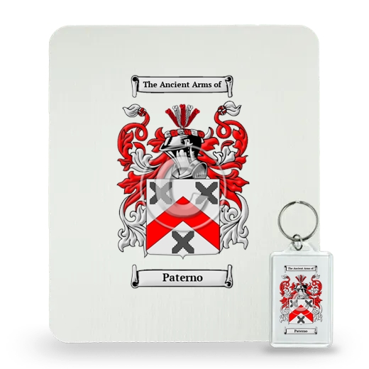 Paterno Mouse Pad and Keychain Combo Package