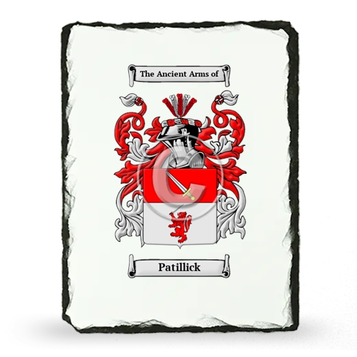 Patillick Coat of Arms Slate