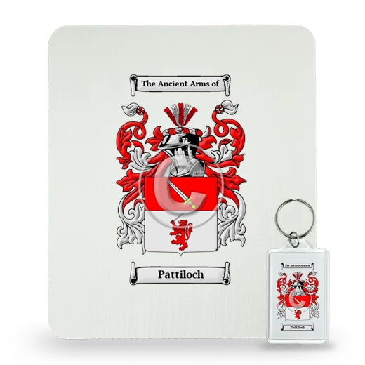 Pattiloch Mouse Pad and Keychain Combo Package