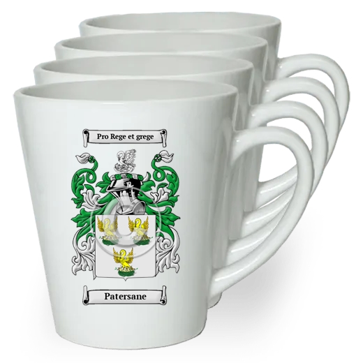 Patersane Set of 4 Latte Mugs