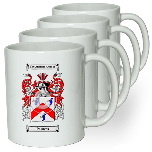 Pauwes Coffee mugs (set of four)