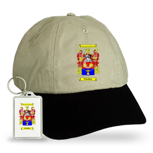 Pebudday Ball cap and Keychain Special