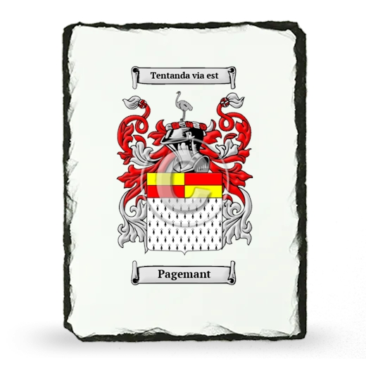 Pagemant Coat of Arms Slate