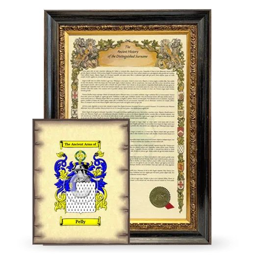 Pelly Framed History and Coat of Arms Print - Heirloom