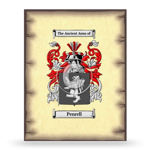 Penrell Coat of Arms Print