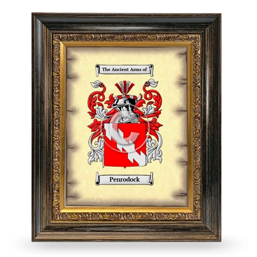 Penrodock Coat of Arms Framed - Heirloom