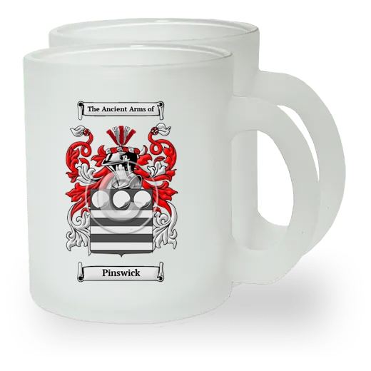 Pinswick Pair of Frosted Glass Mugs