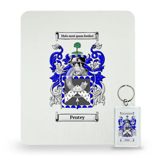 Pentey Mouse Pad and Keychain Combo Package