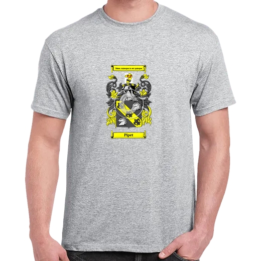 Pipet Grey Coat of Arms T-Shirt