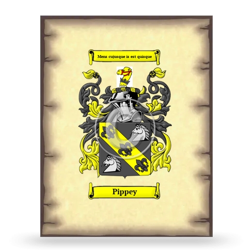 Pippey Coat of Arms Print