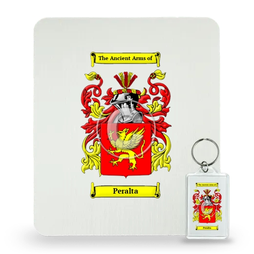 Peralta Mouse Pad and Keychain Combo Package