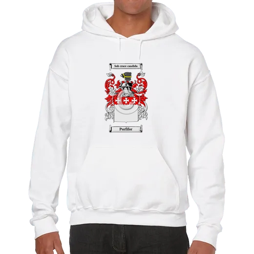 Purfifar Unisex Coat of Arms Hooded Sweatshirt