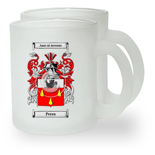 Perea Pair of Frosted Glass Mugs