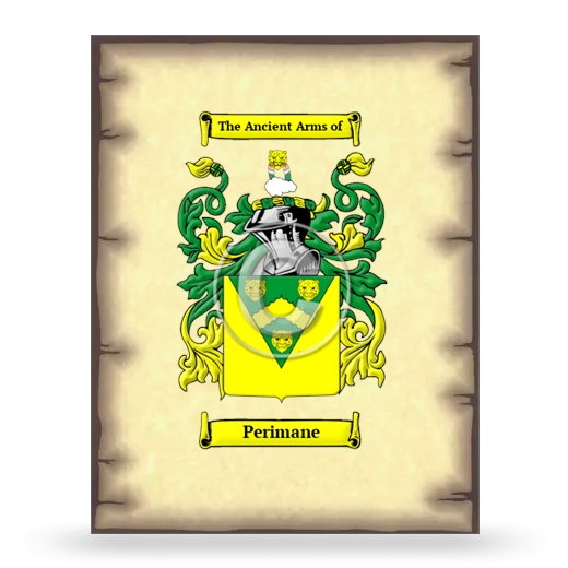 Perimane Coat of Arms Print