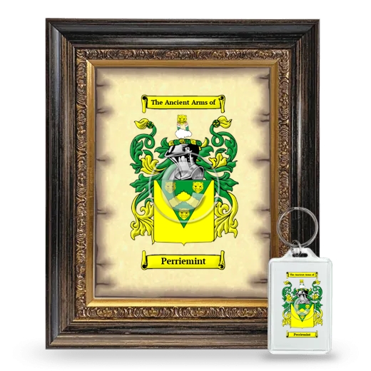Perriemint Framed Coat of Arms and Keychain - Heirloom