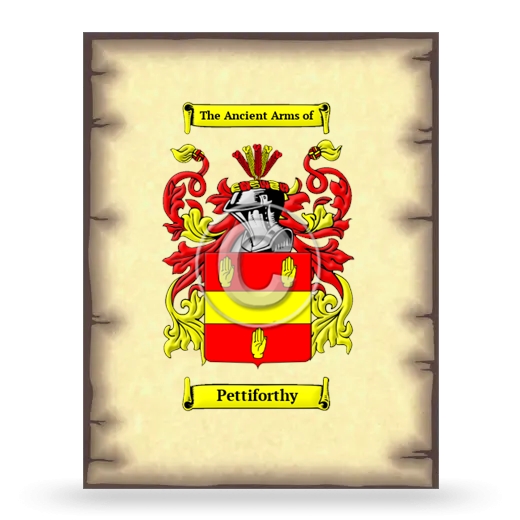 Pettiforthy Coat of Arms Print