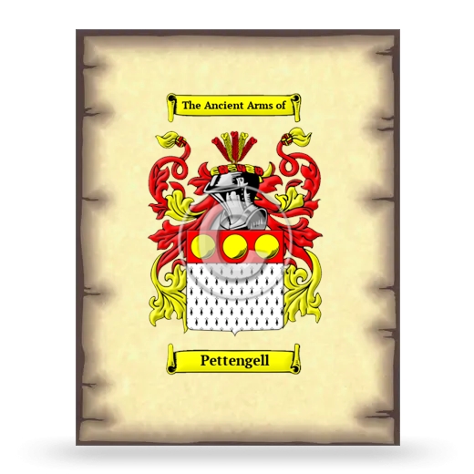 Pettengell Coat of Arms Print