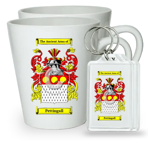 Pettingall Pair of Latte Mugs and Pair of Keychains