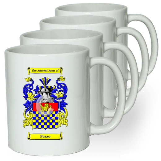 Pezzo Coffee mugs (set of four)