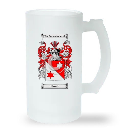 Plumb Frosted Beer Stein