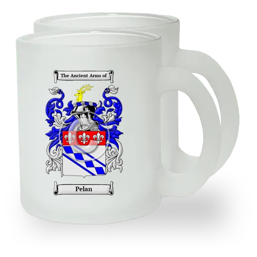 Pelan Pair of Frosted Glass Mugs