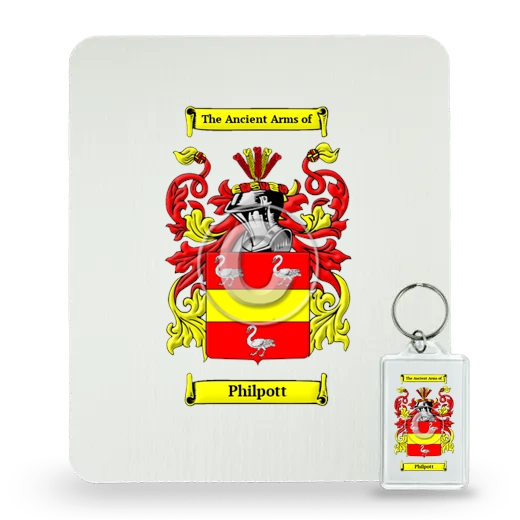 Philpott Mouse Pad and Keychain Combo Package