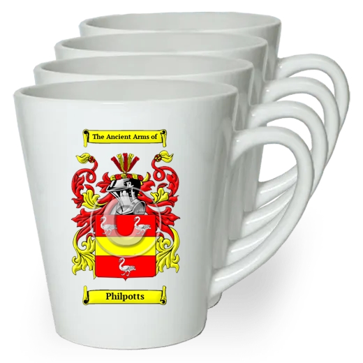 Philpotts Set of 4 Latte Mugs
