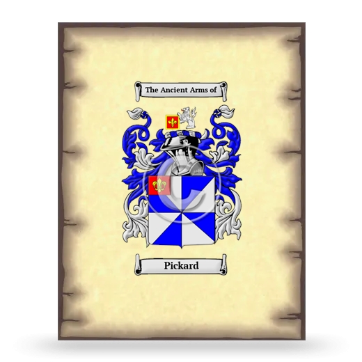 Pickard Coat of Arms Print