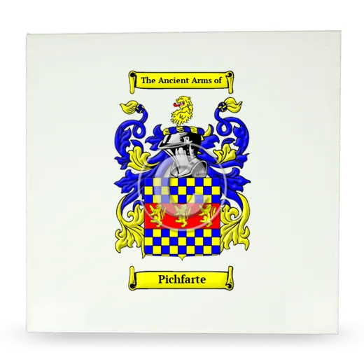 Pichfarte Large Ceramic Tile with Coat of Arms