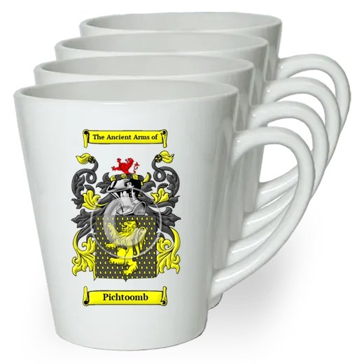 Pichtoomb Set of 4 Latte Mugs