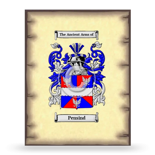 Pensind Coat of Arms Print