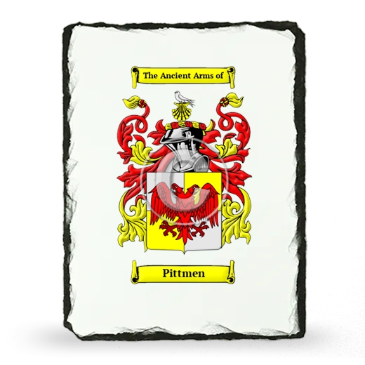 Pittmen Coat of Arms Slate