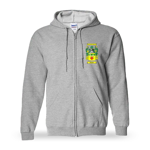 Planque Unisex Coat of Arms Zip Sweatshirt