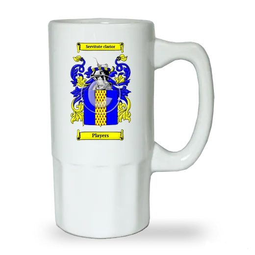 Players Ceramic Beer Stein